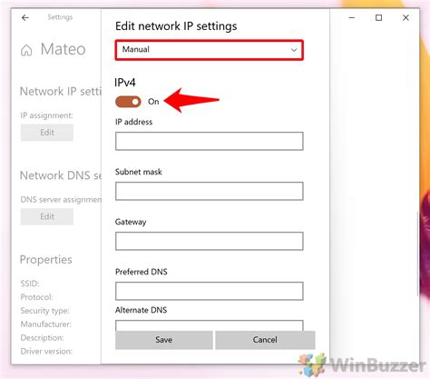 Methods to Alter or Modify IP Settings on Windows 10