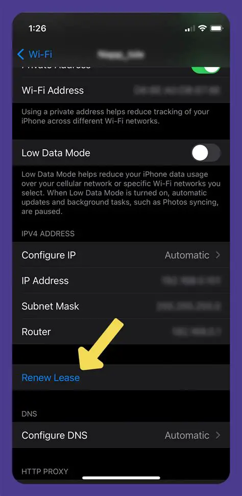 Methods to Modify IP Configuration on iOS devices