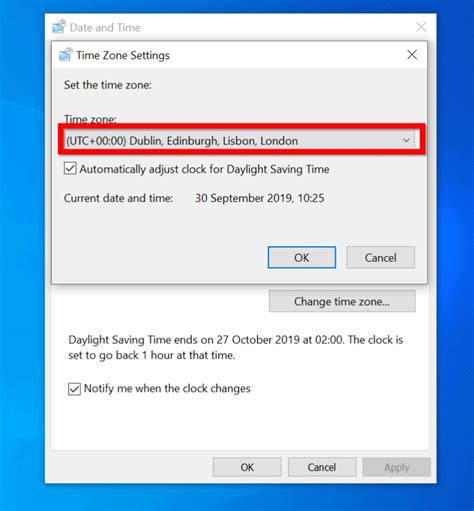 Modifying Regional Settings and Time Zone on Windows 10