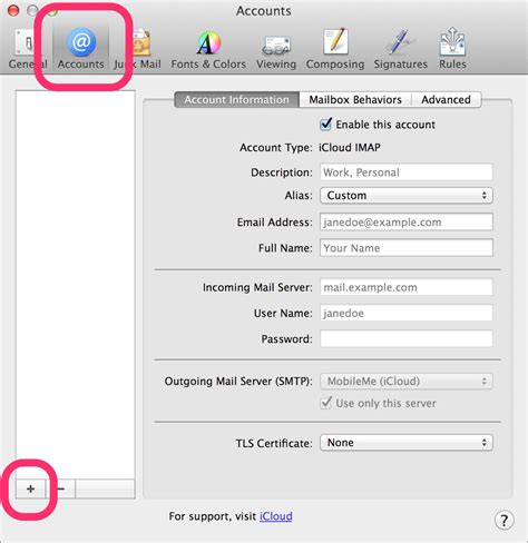 Modifying Server Settings for Incoming and Outgoing Emails on Your Apple Device