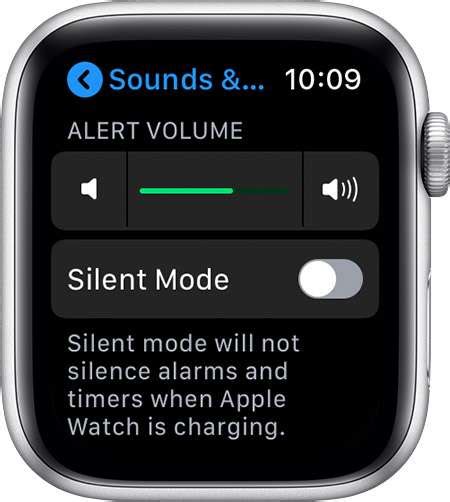 Muting the Audio on Your Apple Timepiece