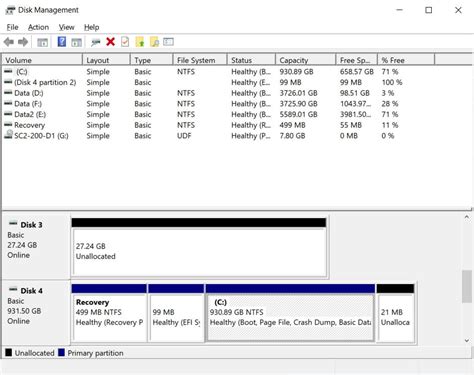 NTFS Activation with the Disk Management Tool on your PC