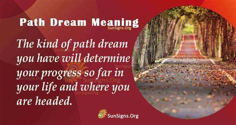 Navigating Life's Challenges: Understanding the Path in Dream Interpretation