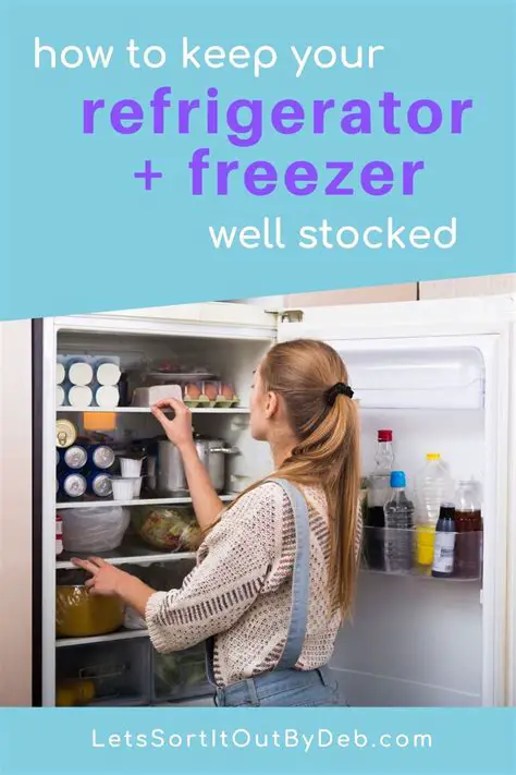 Never Run Out of Essentials with a Well-Stocked Fridge