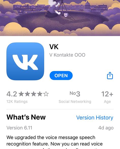 Open the VK App