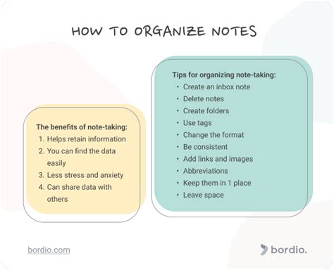 Organize Your Notes for Better Management and Easy Retrieval