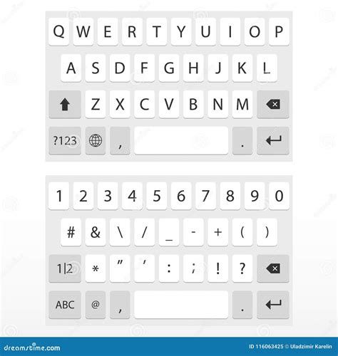 Organize the layout and language preferences of your device's virtual keypad