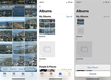 Organizing Your Screenshots in Albums