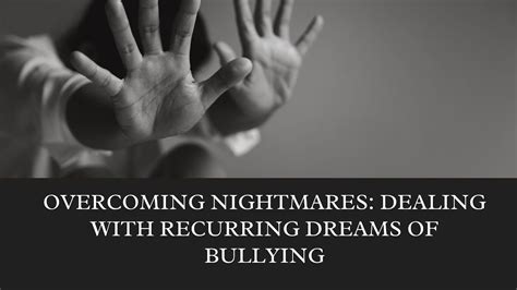 Overcoming Nightmares: Techniques for Coping with Demon-Dressed Dreams