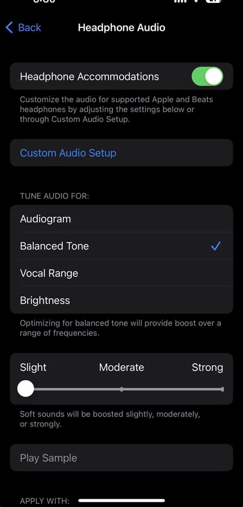 Overview of Sound Level Customization for AirPods