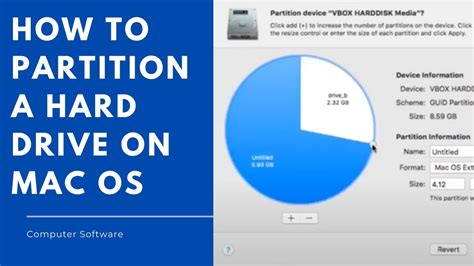 Partitioning the MacBook's Hard Drive