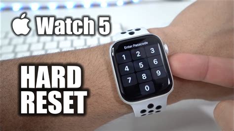 Performing a Hard Reset on Your Apple Watch