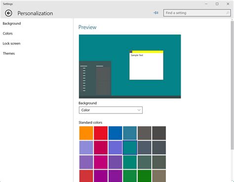 Personalizing Your Display Settings