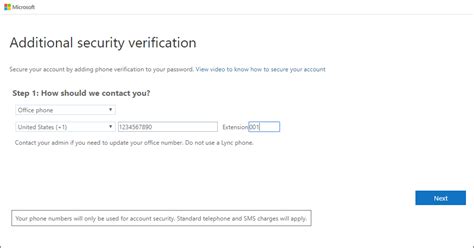 Phone Number Verification and Account Setup