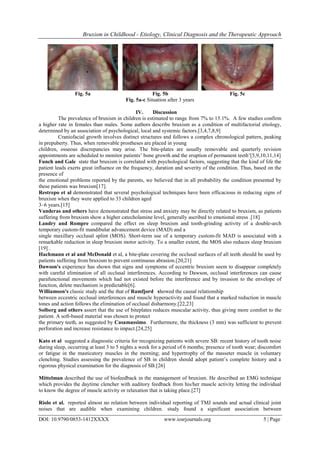 Physical Factors Influencing Bruxism in Children