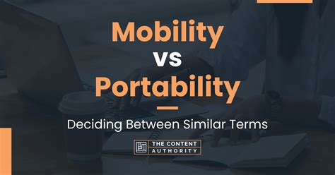 Portability and Mobility