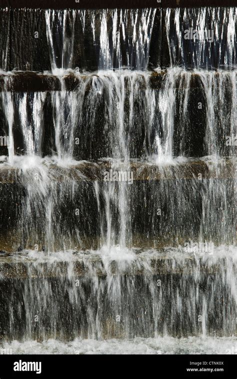 Possible Interpretations of Water Cascading Down from the Overhead