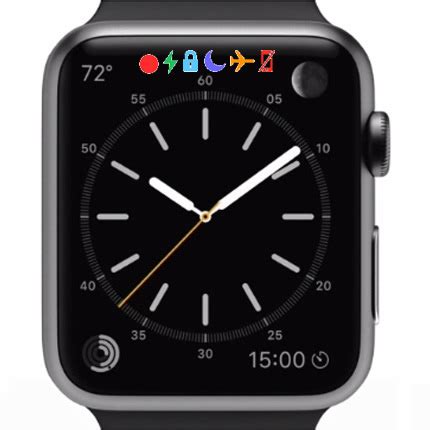 Possible causes for the crimson indicator on the Apple timepiece