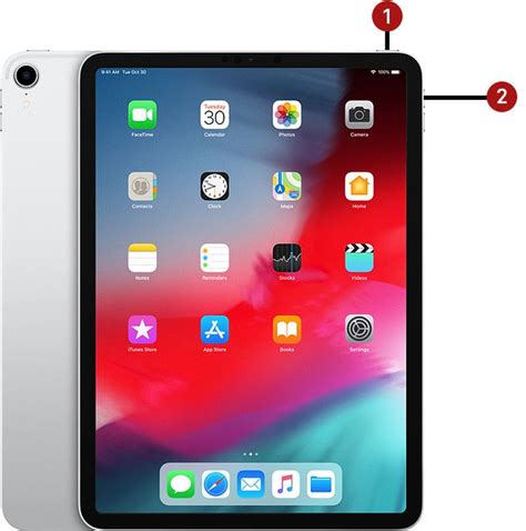 Power down your cutting-edge Apple tablet with the physical buttons