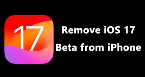 Preserving Data while Removing iOS 17 Beta: A Detailed Walkthrough