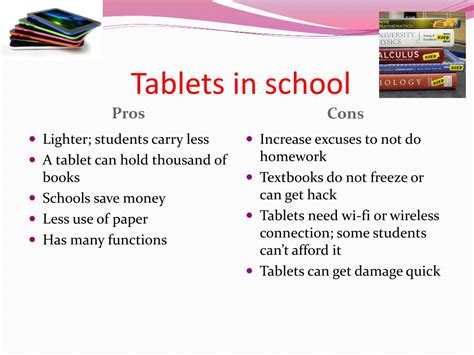 Pros and Cons of Utilizing a Tablet for Academic Pursuits