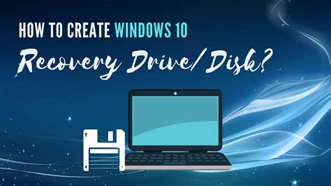 Protect Your Data and Create a Recovery Drive