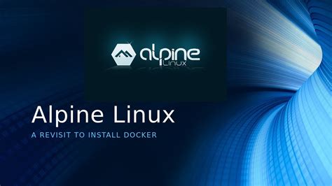 Pulling the Alpine Linux image