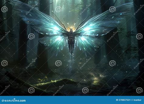 Radiant Wings: The Mesmerizing Flight of the Enchanting Being