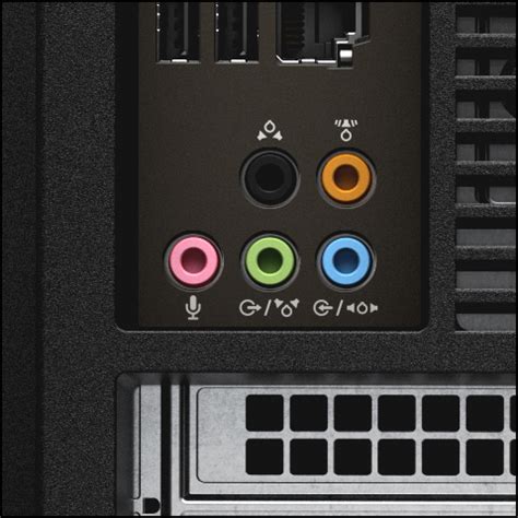 Rear Panel Audio Ports: Versatile Options for Audio Output
