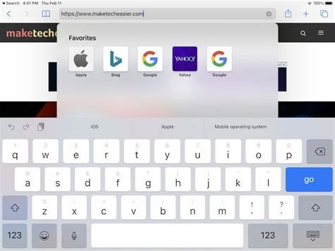 Reasons behind the Splitting of the iPad Keyboard in Landscape Mode