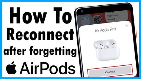 Reconnecting AirPods Pro to your Android Device