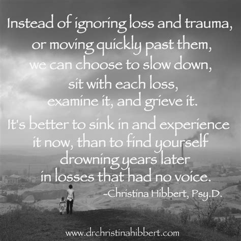 Reflecting on Past Traumas and Grief