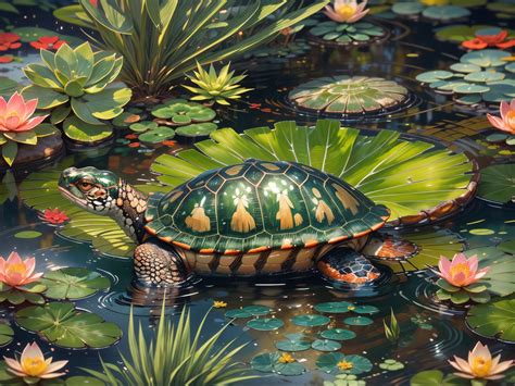 Reflecting on the Turtle's Harmonious Relationship with Water