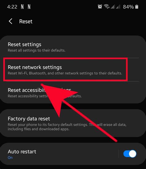 Reset Network Settings on Your Device