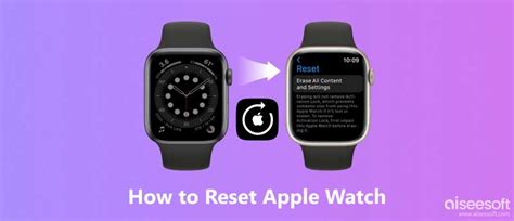 Resetting Apple Watch and iPhone