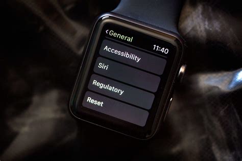 Resetting Apple Watch for Pairing: