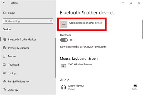 Resetting Bluetooth Connection Settings