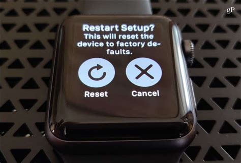 Resetting Your Apple Watch in Case of Technical Issues: An Illustrated Walkthrough