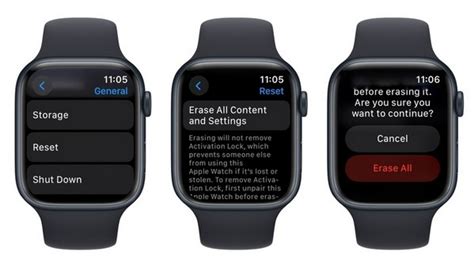 Resetting the Apple Watch SE: Accessing the Settings for a Fresh Start