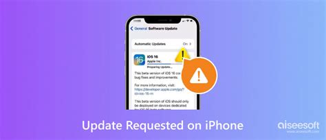 Resolving "Update Requested" on your iPhone 11