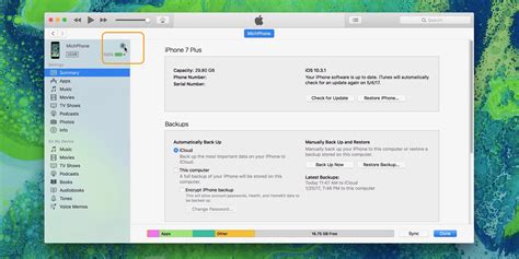 Restore from iTunes Backup