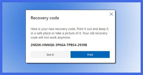 Restoring Access with Account Recovery