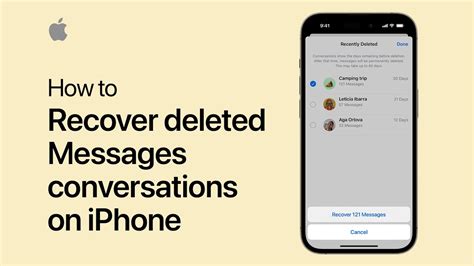 Restoring Past Conversations: Recovering Previous Interactions on Your Apple Device