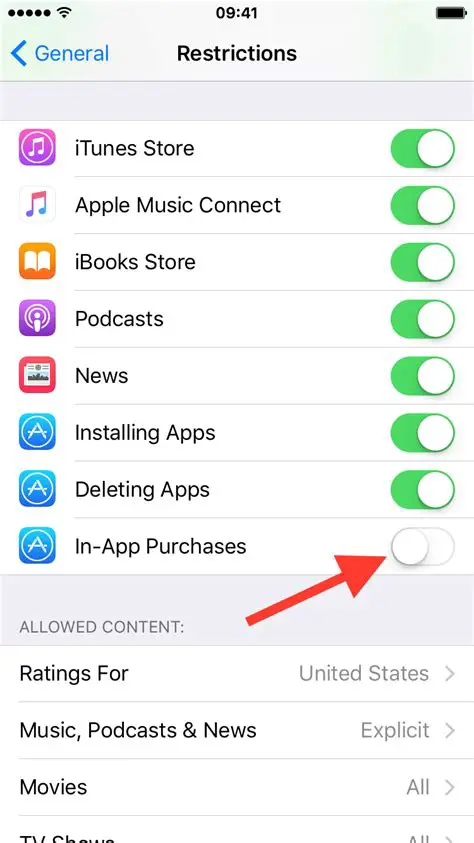 Restricting App Purchases and Downloads
