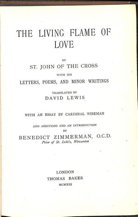 Revealing the Enigmatic Depths of Divine Love in the Writings of St. John of the Cross