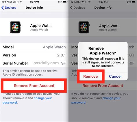 Secure Your iCloud Account by Removing Your Timepiece