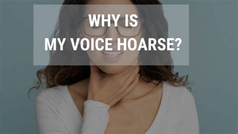 Seeking Professional Help for Persistent Hoarse Sound Issues