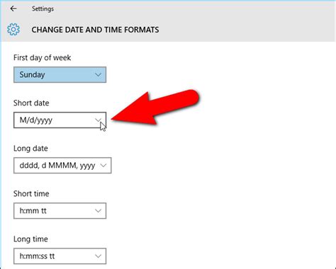 Selecting the Time Display Format