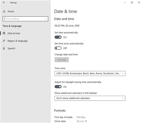 Setting Up Language, Region, and Date & Time