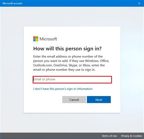 Setting Up a Microsoft Account